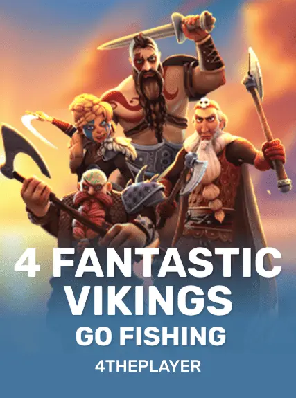 4 Fantastic Vikings Go Fishing game tile